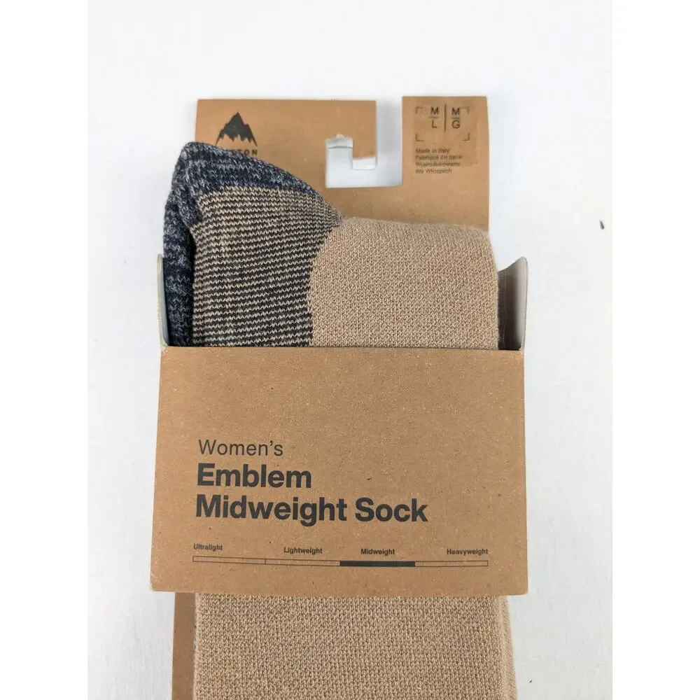 Burton Women's Emblem Midweight Socks - M/L (7-10)
